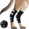 1 Pair Dog Rear Leg Brace Canine Rear Hock Joint Support With Safety Reflective Straps For Joint Injury Sprain Protection
