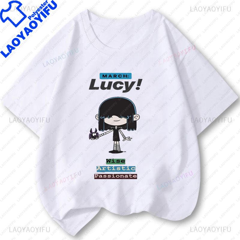 The Loud House Cartoon T Shirts Unisex Unisex Hot Sale Anime Comedy Clothes Polyester Short Sleeved Printed Aesthetic Graphic Tees