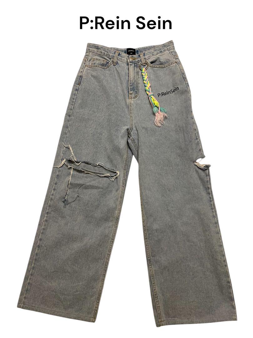 

[USED] P:Rein Sein Ripped Denim & Key Ring