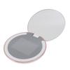 Ultra Violet Camera Makeup Mirror Brightness Touch Control 2X Magnification 3.5in Portable Makeup Mirror for Travel