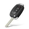 KEYYOU 2/3/4BTN Flip Remote Car Key Shell For Hyundai Solaris Creta Ix25 Kona Tucson Sonata I40 Elantra Ix35 I20 Ix45 2019 HU134