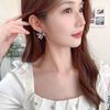 New Women's Design Lily Flower Leaf Earrings Light Luxury Fashion Jewelry Accessories Daily Accessories