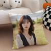 actor cute JJung So Min Cushion Cover Throw Pillow Cover Hidden Button Durable Polyester Chair Cushion