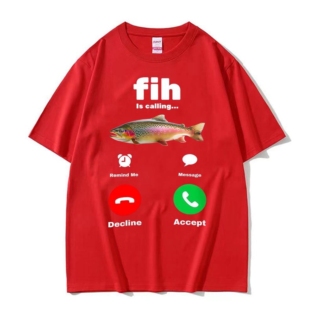 2026 Summer Fih Is Selling Funny Memes Print Tshirts Unisex Fashion Cotton Tshirts Casual Style High Quality Tshirts M