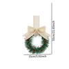 6Pcs Artificial Wreath Door Indoor Christmas Cabinet Wreaths Hanging Wreath Garlands for Diner Decoration Porch Window Wedding