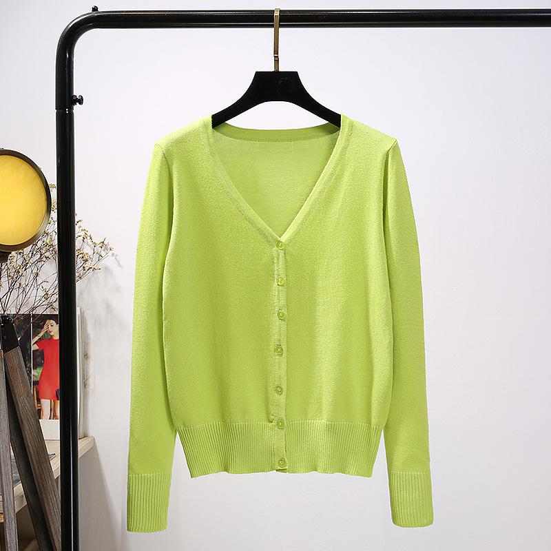 Damen Strickjacke - Leicht, Langarm, Kurzer Stil für Frühling und Herbst