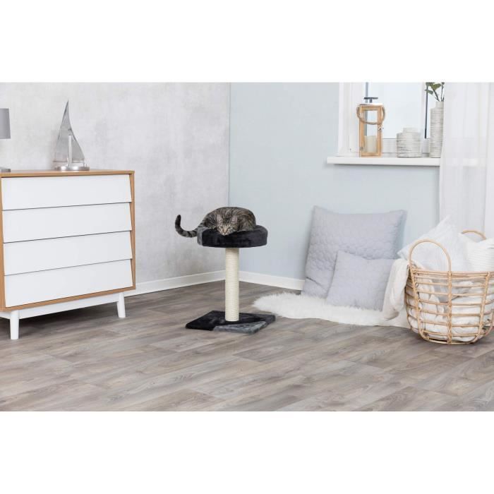 TRIXIE Tarifa Junior Cat Tree - 52 Cm - Grey and Black