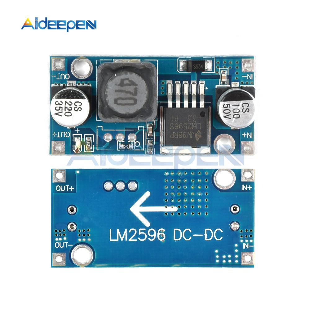 LM2596S DC-DC Step-down Power Supply Module 3A Adjustable Step-down Module Regulator Board Buck Converter
