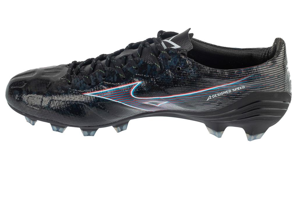 Mizuno Alpha Pro FG, Herren schwarze Fußballschuhe