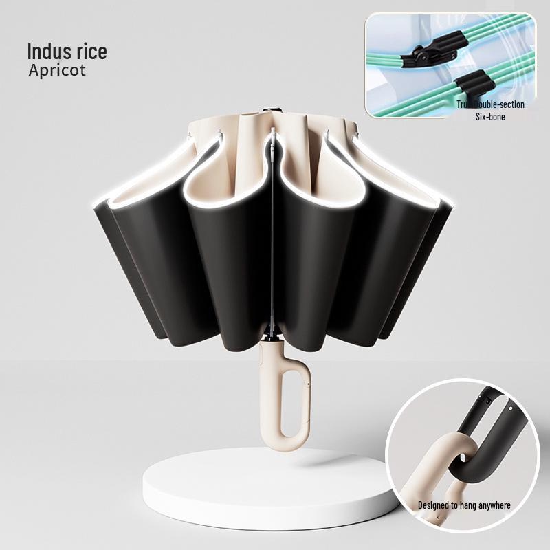 Men's Quick-Drying Windproof UV Protection Automatic Umbrella for Sun/Rain