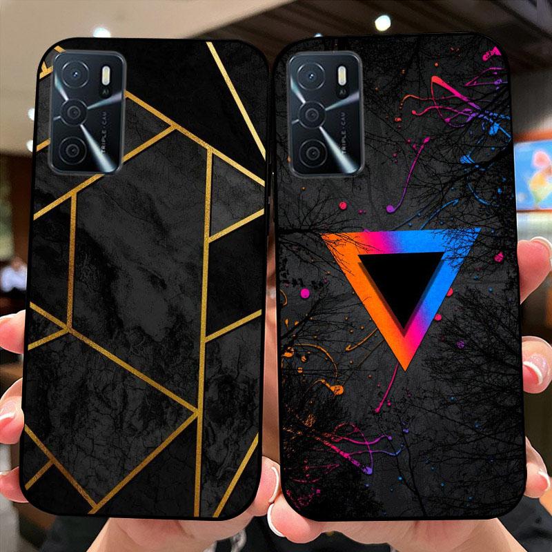 For Oppo A16 A16s 4G Case CPH2269 CPH2271 Fashion Cartoon Shockproof Soft Silicone Phone Cover For OPPO A16s A 16 Coque Bumper
