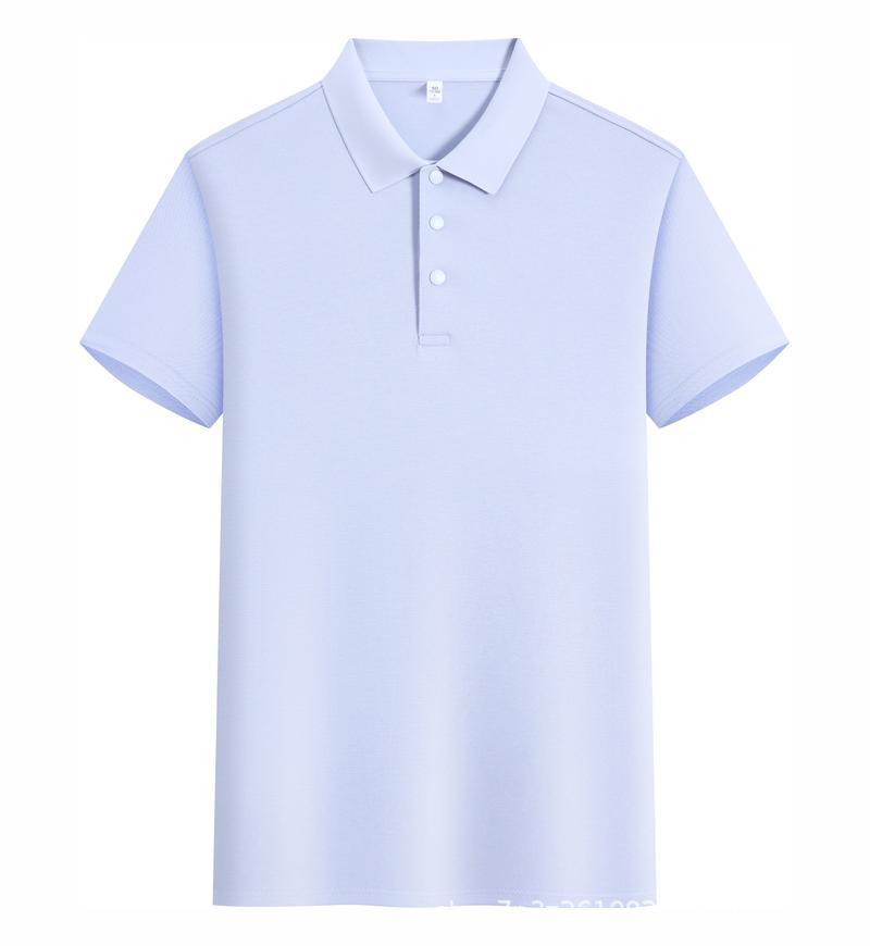 Men's Business Lapel Polo Shirt with Custom Logo Printing