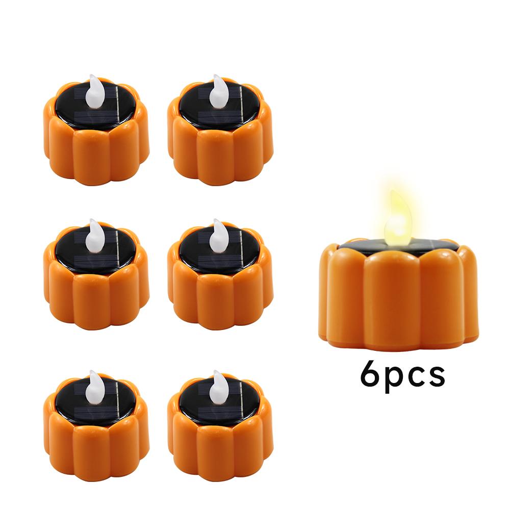 Homemory Solar Tea Lights Solar LED Flameless Candle Lamp Outdoor Waterproof Dusk To Dawn Lighting for Lantern Garden Decor