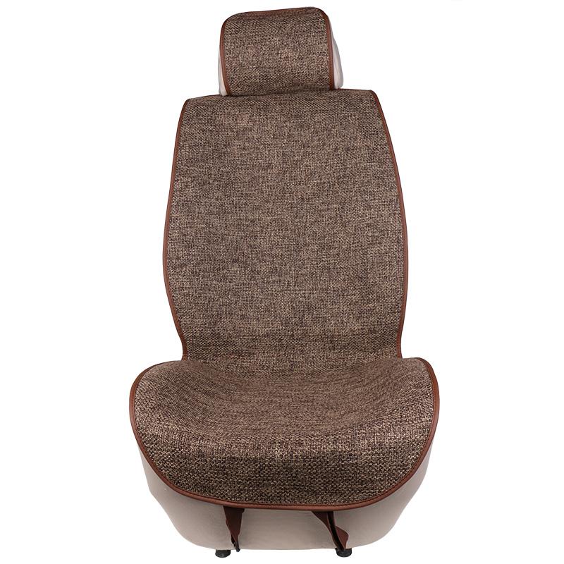 1 Piece Car Seat Cushion mat Can Machine wash / Artificial Linen Single Auto Seat covers Fit Most Car Truck Suv or