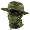 Faltbarer Camouflage Breitkrempiger Boonie Hut, Weiche Sonnencreme Sturmhaube Mützenanzug für Jagd Angeln Outdoor-Aktivitäten