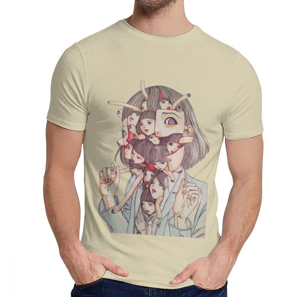 Shintaro Kago Tomie Japanese Junji Ito T Shirt Casual O Neck Anime Unisex Pure Cotton Us