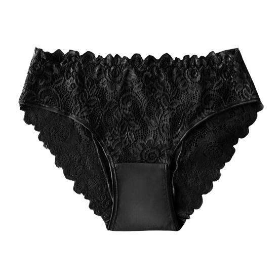 

Кружевные трусики для женщин бесшовное нижнее белье средней посадки сексуальные трусики без швов с цветочным кружевом M
