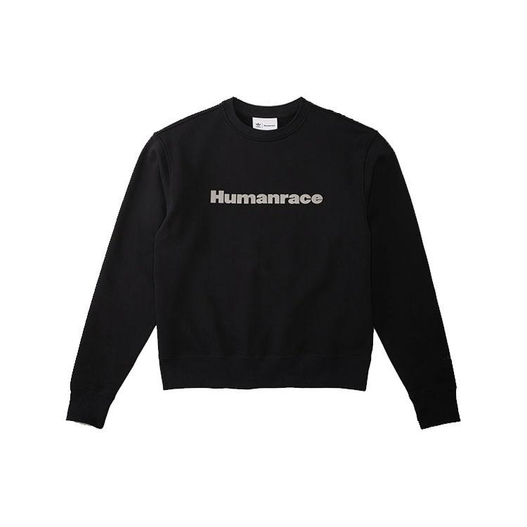 adidas x Pharrell Humanrace Logo Sweatshirt Black Men s HI5538 XS