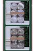 8CM Transparent Christmas Ball Set - New Style Christmas Tree Ornaments & Scene Decorations