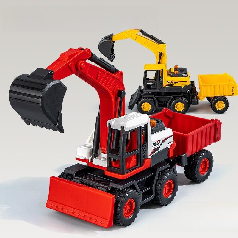 Inertia Construction Vehicle Toy With Lights For Toddlers 23 Years Old