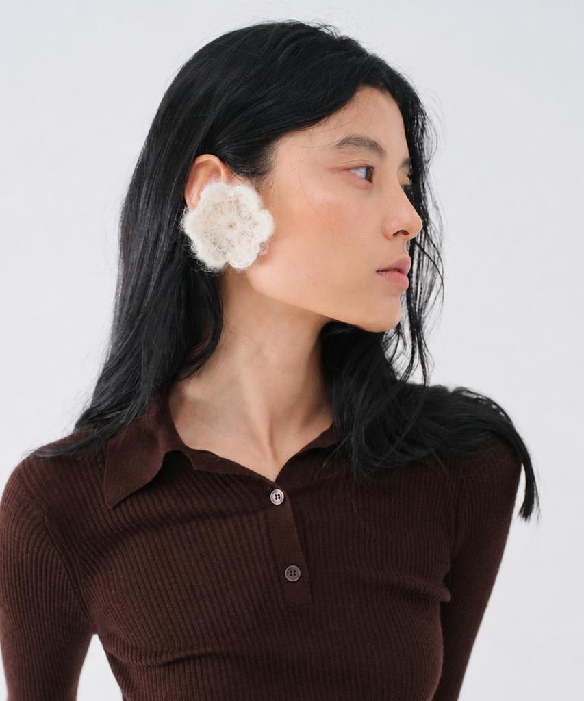 CENTAUR.KR Tencel Wool Essential Slim Knit_Brown