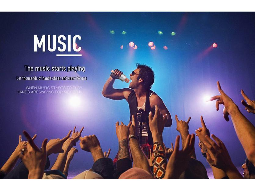 WS858 Bluetooth Karaoke Microphone for Children - Wireless Singing Mic with Speaker and Condenser features