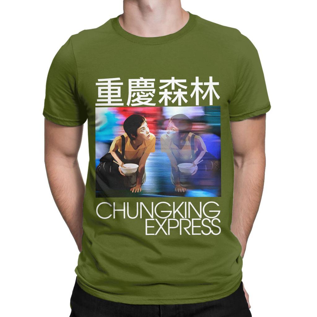 Wong Kar Wai Movie Tshirt Unisex Cool Pure Cotton Tee Shirt O Neck Short Sleeve T Shirts Summer Clothes