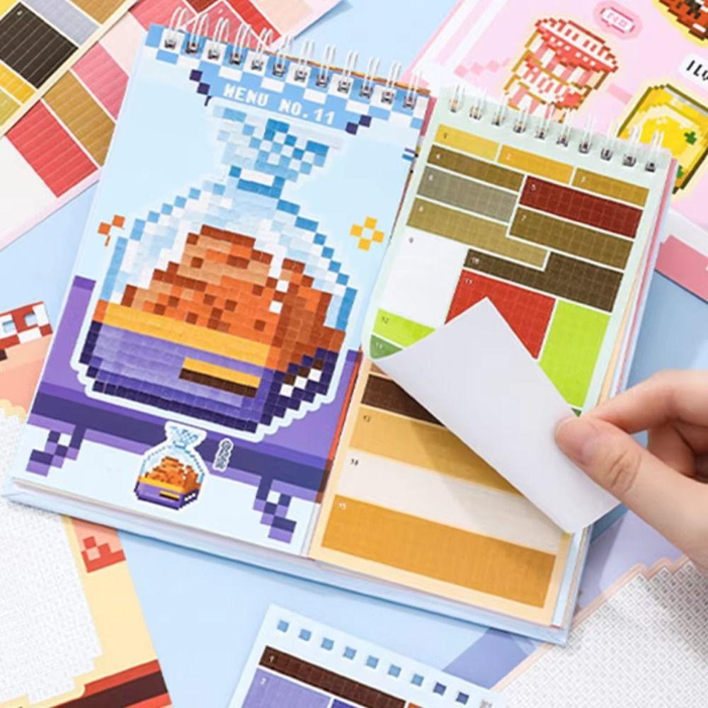 30pcs Stickers Bean Paste Stickers Spiral Bound Spiral Bound Album DIY Notebook