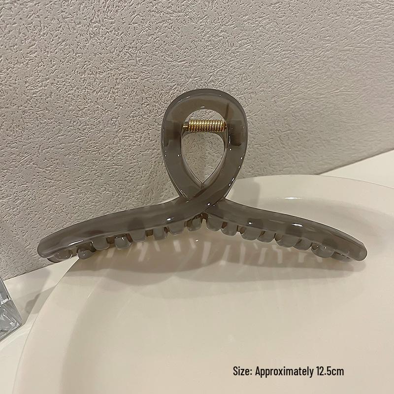 Großer französischer Retro-Klammer-Haarclip für elegante Damenfrisuren.