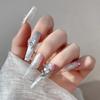 5Pcs Sparkling Transparent Zircon Nail Art Shiny Clear Pointed Bottom  3D Diy Manicure Decoration Accessorie