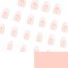 French Tip Wearable Nail Art - Finished Press-On Nails
