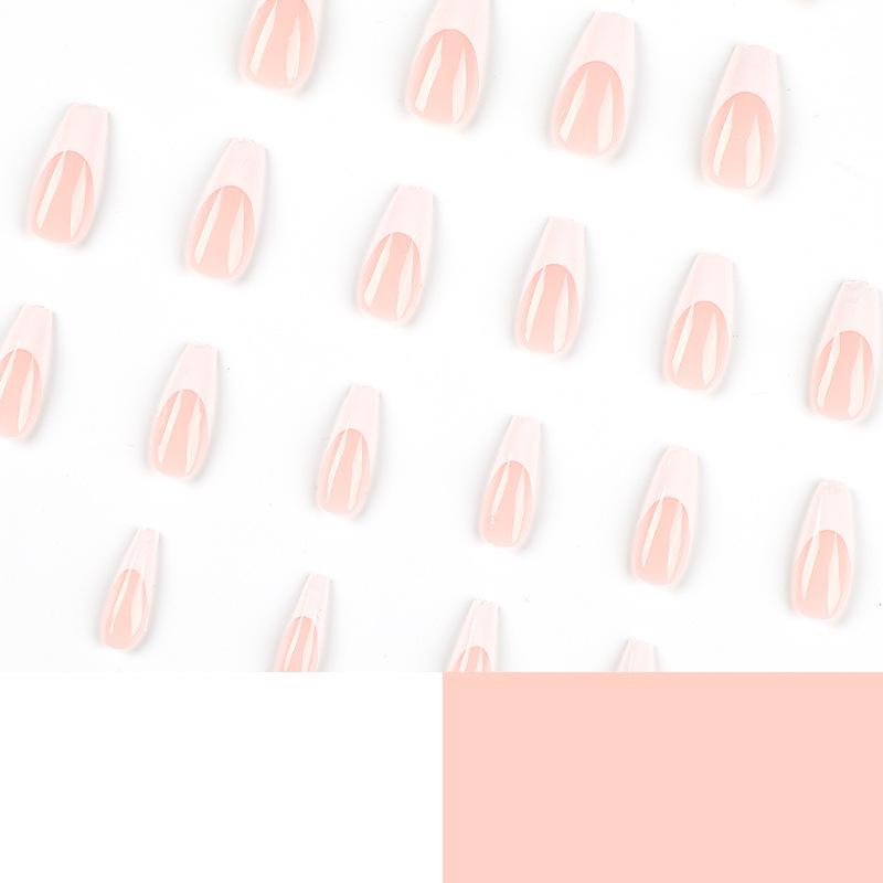 French Tip Wearable Nail Art - Finished Press-On Nails