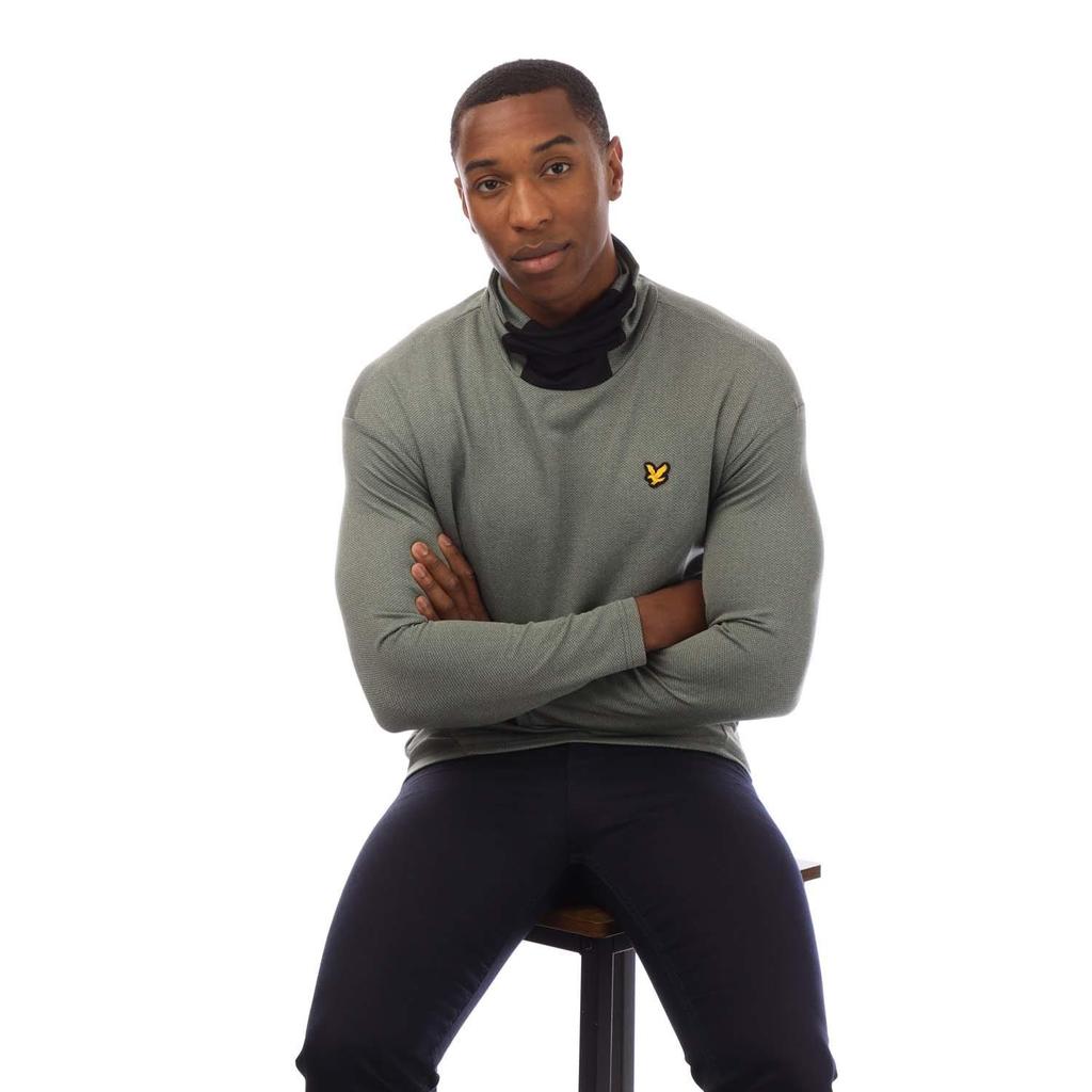 Lyle & Scott Mens Snood Collar Summer Sweatshirt