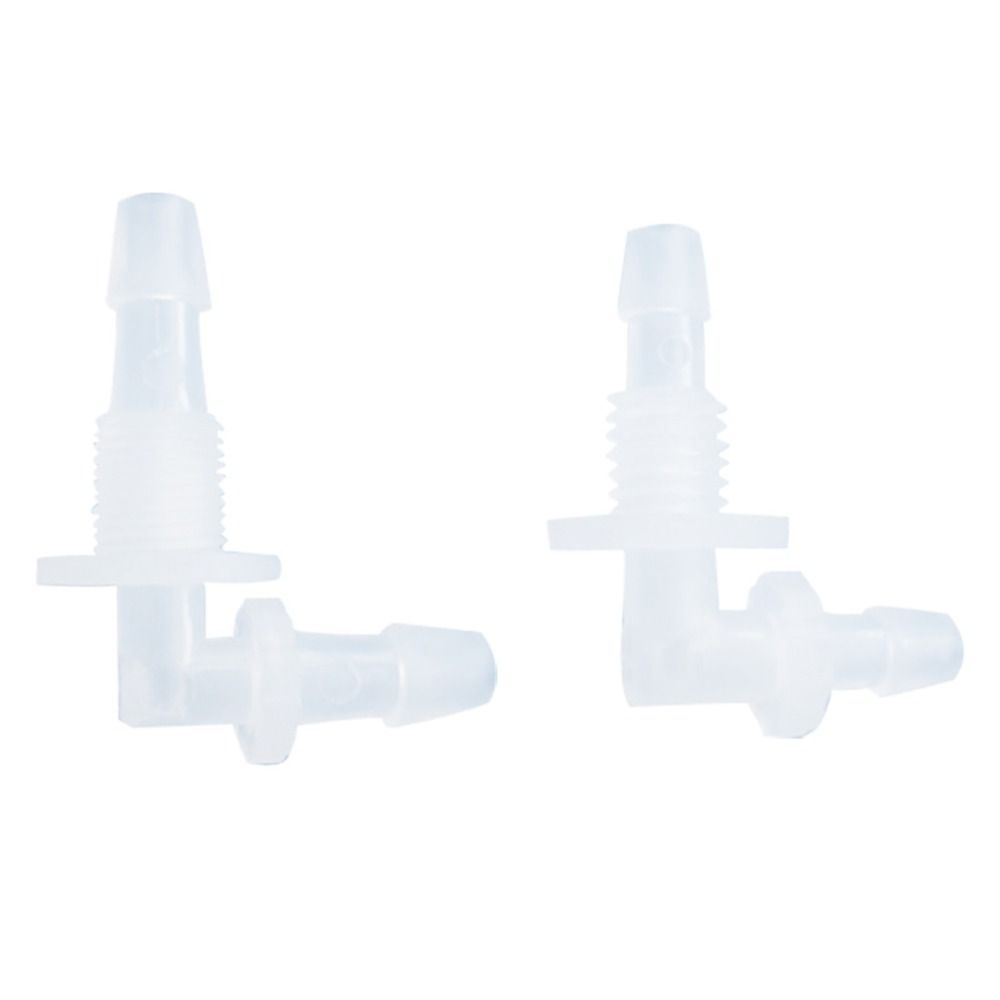 10Pcs Plastic Pagoda Elbow Connector Irrigation Hose Fittings for Aquarium Fish Tank Fittings
