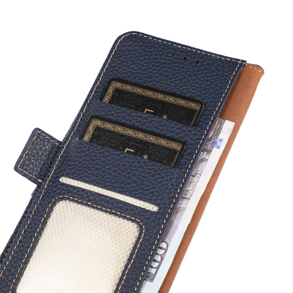 For Motorola Moto G85 5G/S50 Neo 5G Case Genuine Cow Leather Phone Cover RFID Blocking