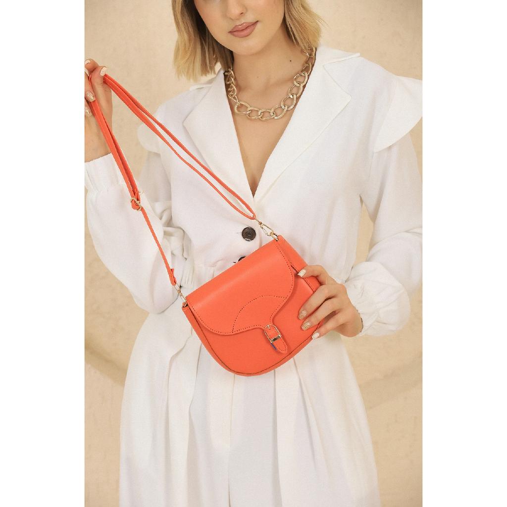 Schwarze Shk17 Einfache und stilvolle Umhängetasche mit Druckknopfverschluss und verstellbarem Riemen L:16E:18W:6