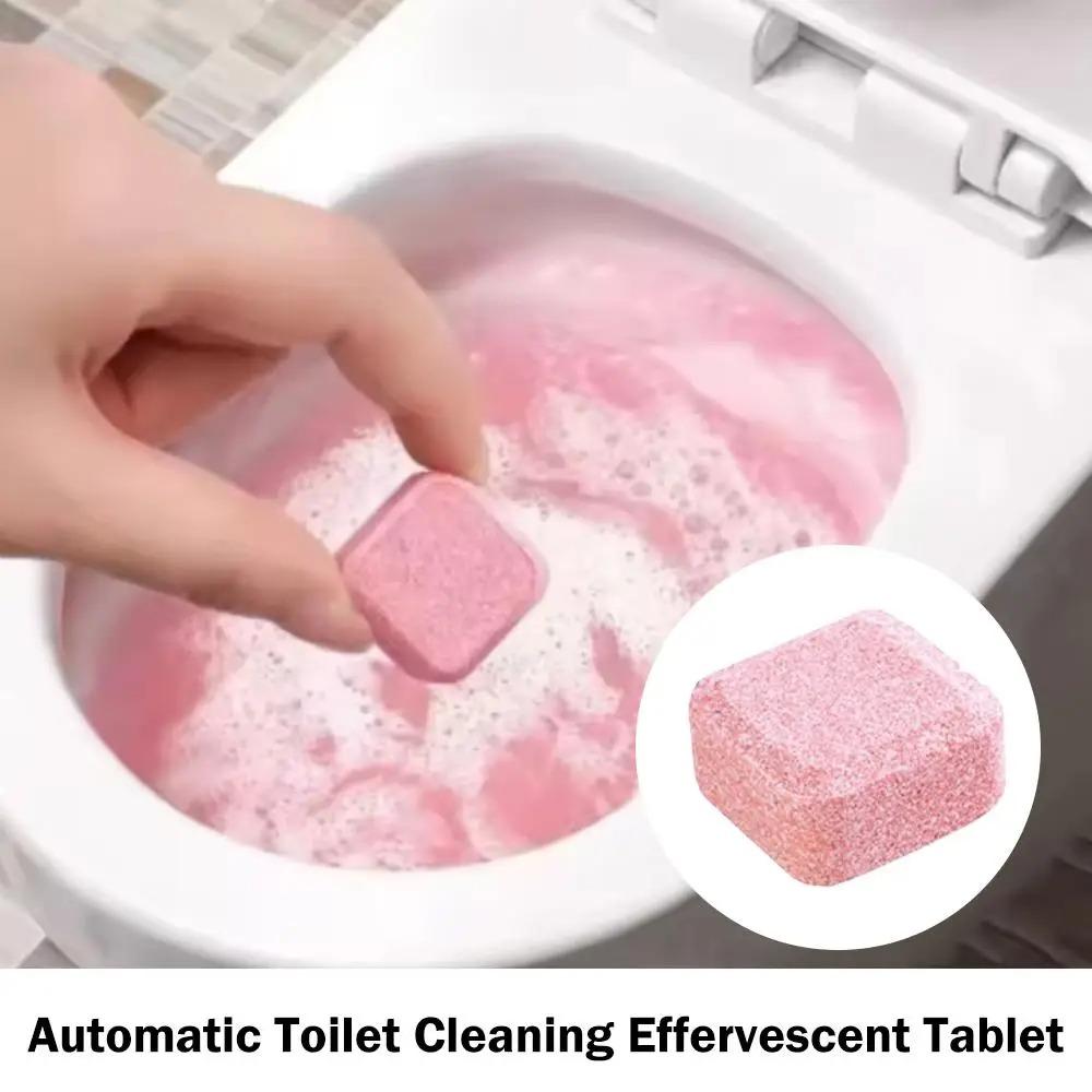 2/5pcs Automatic Toilet Bowl Cleaner Effervescent Tablet Toilet Fast Remover Urine Stain Deodorant Yellow Dirt Toilet Cleaning