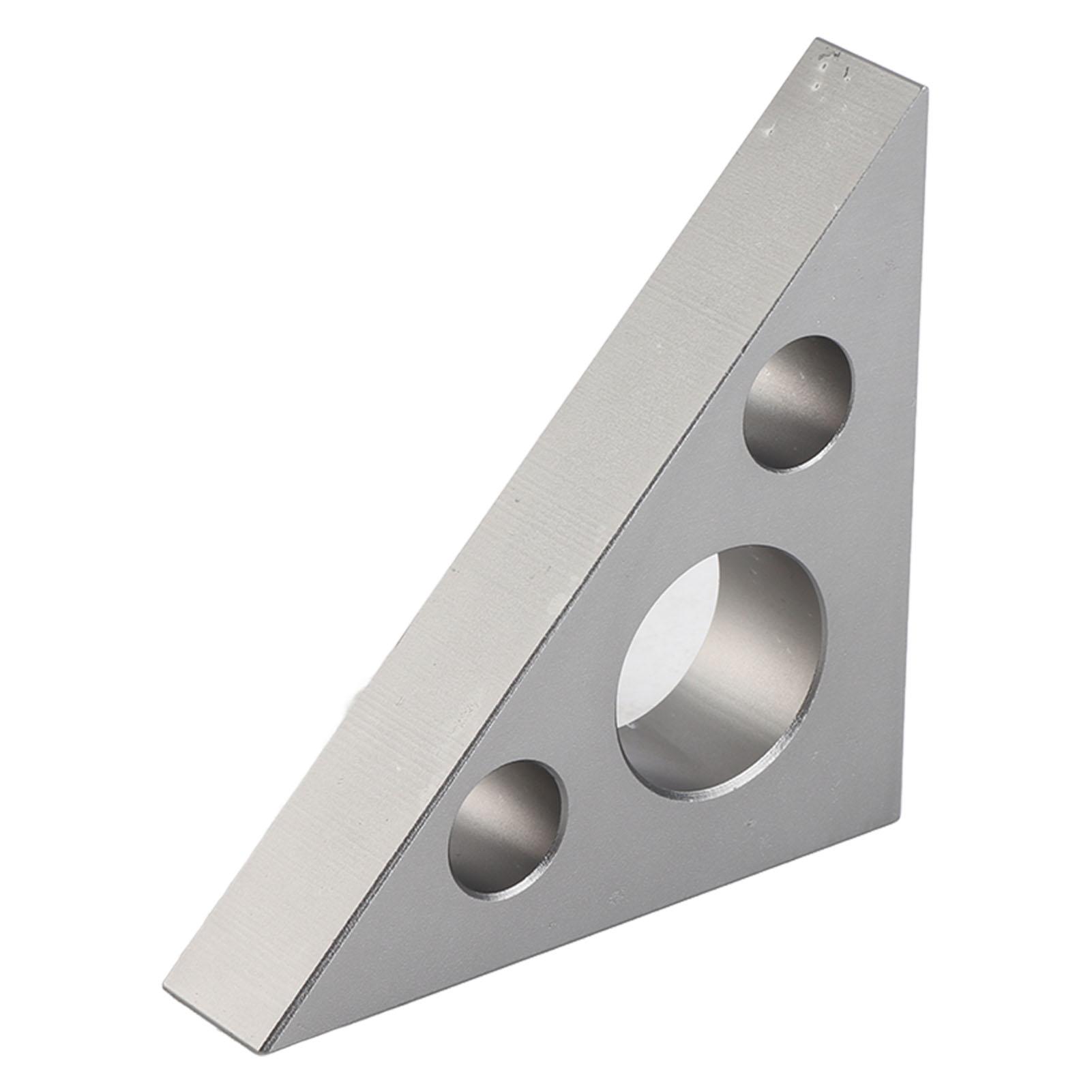 

45 90 Degrees Matte Aluminum Alloy Mini Right Angle Ruler Woodworking Measuring Tool