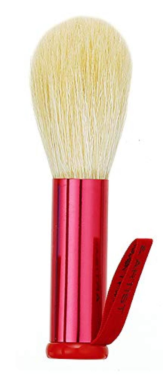 

Kumano Brush Chikuhodo Genuine Foaming Brush FA Series Hair Goat Hair Hiroshima Makeup Brush (FA-3 (Red)) Material
