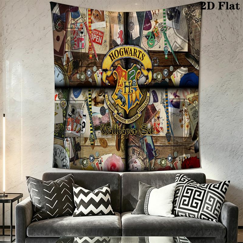 Harry Potter Chamber Secrets Bedding 1 Duvet Cover 2 Pillowcase Without Core Soft And Comfortable Duvet Cover And Pillowcase Bedding Set