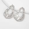 Vintage Sunflower Alloy Earrings Drop for Women Exaggerate Daily Party Banquet Earrings Y2K Jewelry Accessories 2025 New