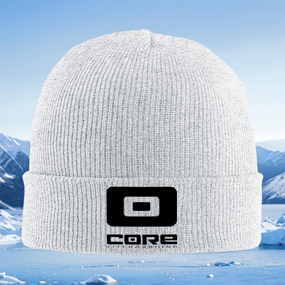 Square shape inside CORE Kiteboarding brand Men Women Unisex Knitted Hat Beanie Pullover Cap Winter Thermal Warm Christmas Outdo