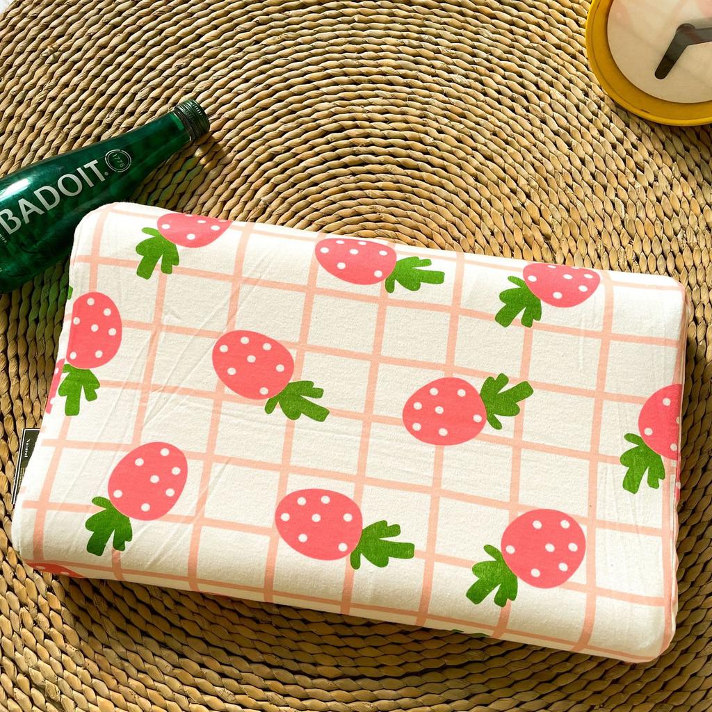 Thailand Natural Children's Latex Pillow Core Cartoon Children's Adult Pillow Pure Cotton Comfortable Neck Pillow