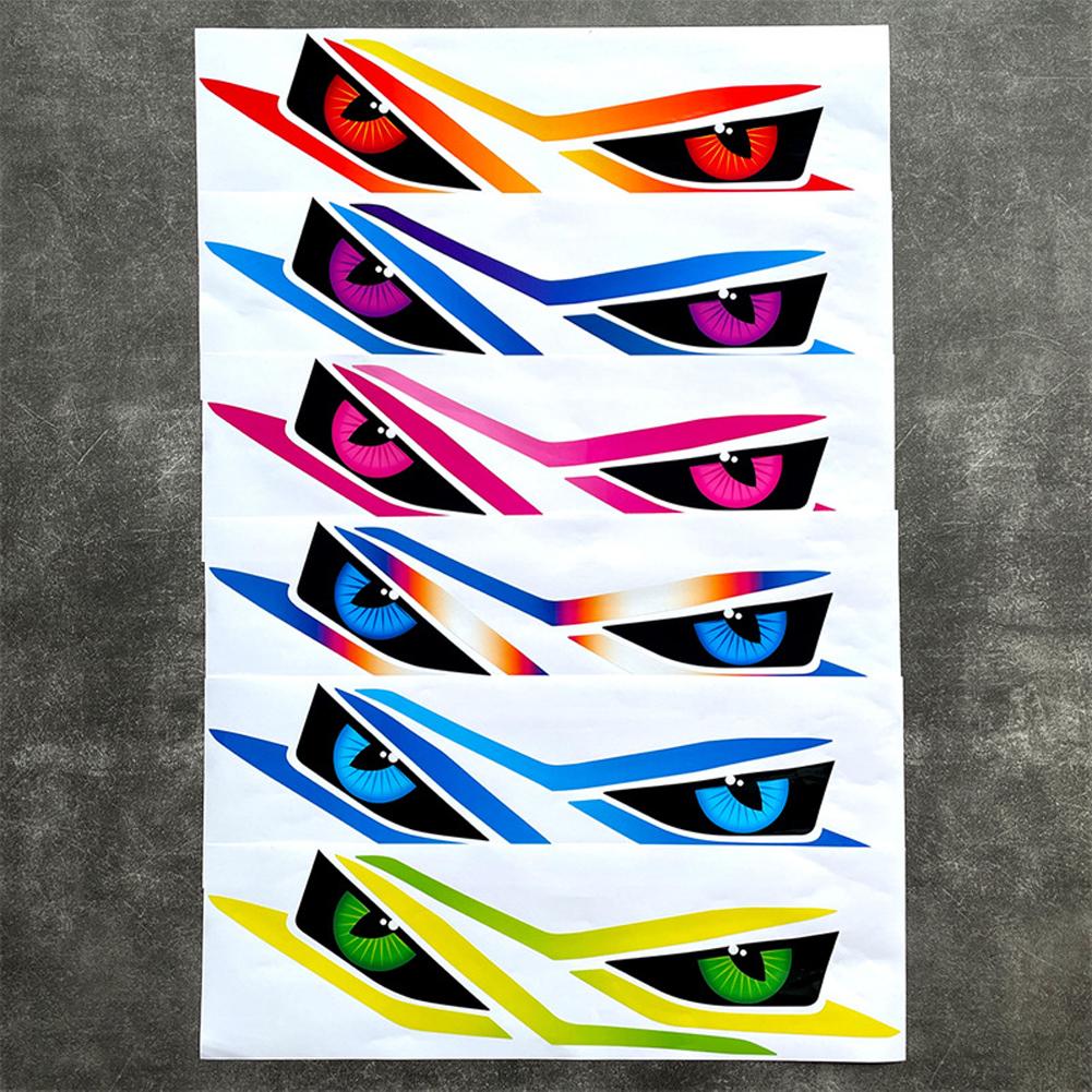 Paar Motorrad-Scheinwerferaufkleber Moto Head Light Eyes Tint Dekoratives Zubehör Transparente Aufkleber für Honda PCX160 PCX 160