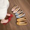 Giant Soft Flat-soled Single Shoes Women's Bow Ballet Shallow Mouth Soft Sole