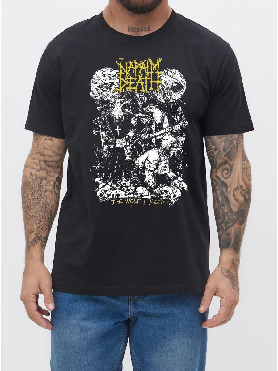 Black Napalm Death metal T-shirt S