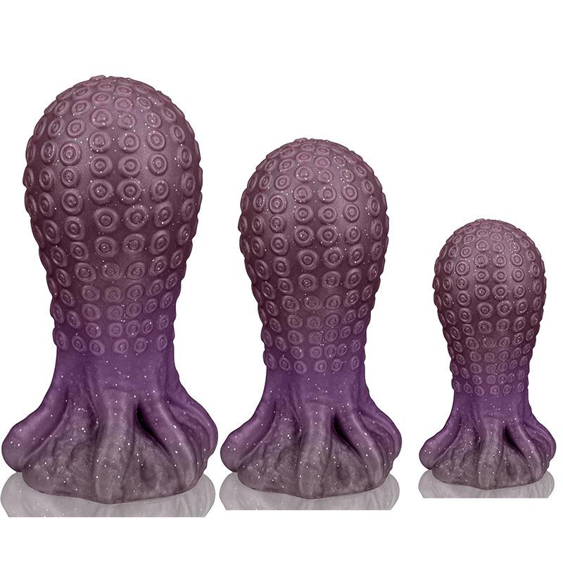 Super Thick Octopus Tentacle Anal Plug  Silicone Shaped Anal Plug With Suction Cup  Dual-purpose Anal And Vaginal SM Sex Toy