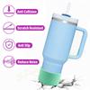 SW 2PCS 7.0CM Water Cup Silicone Boots Thermos Protective Cover Silica Gel Bottom Sleeve Anti-Slip Scratch-resistant for Stanley