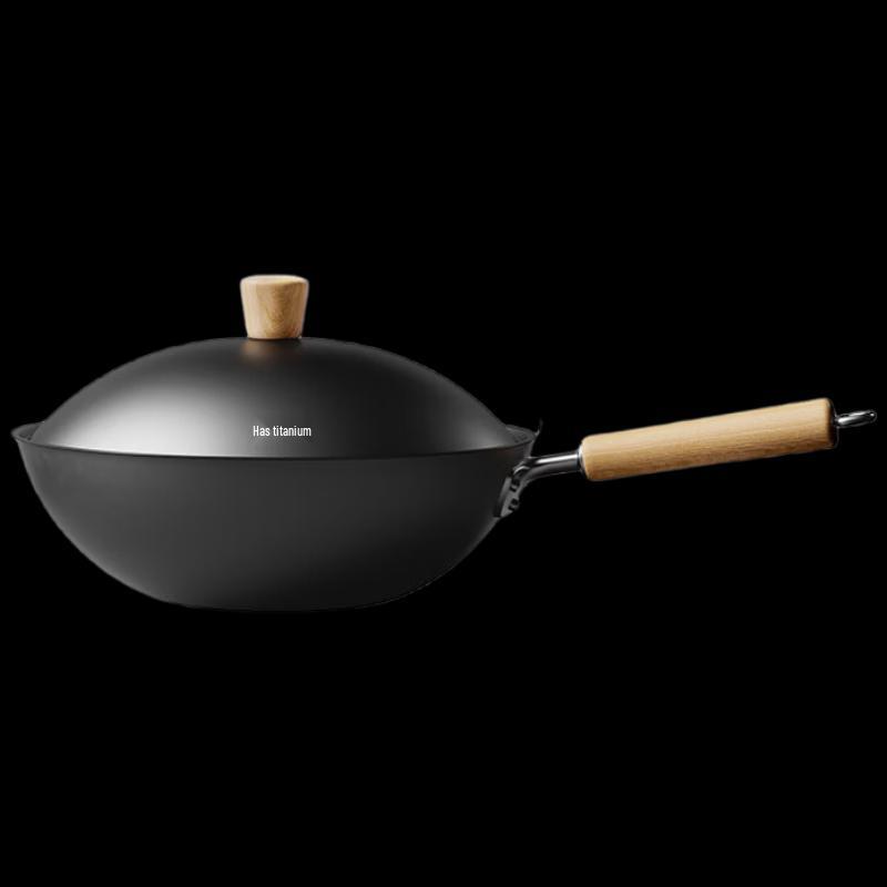 SUPOR No-Coating Titanium Iron Hammered Wok