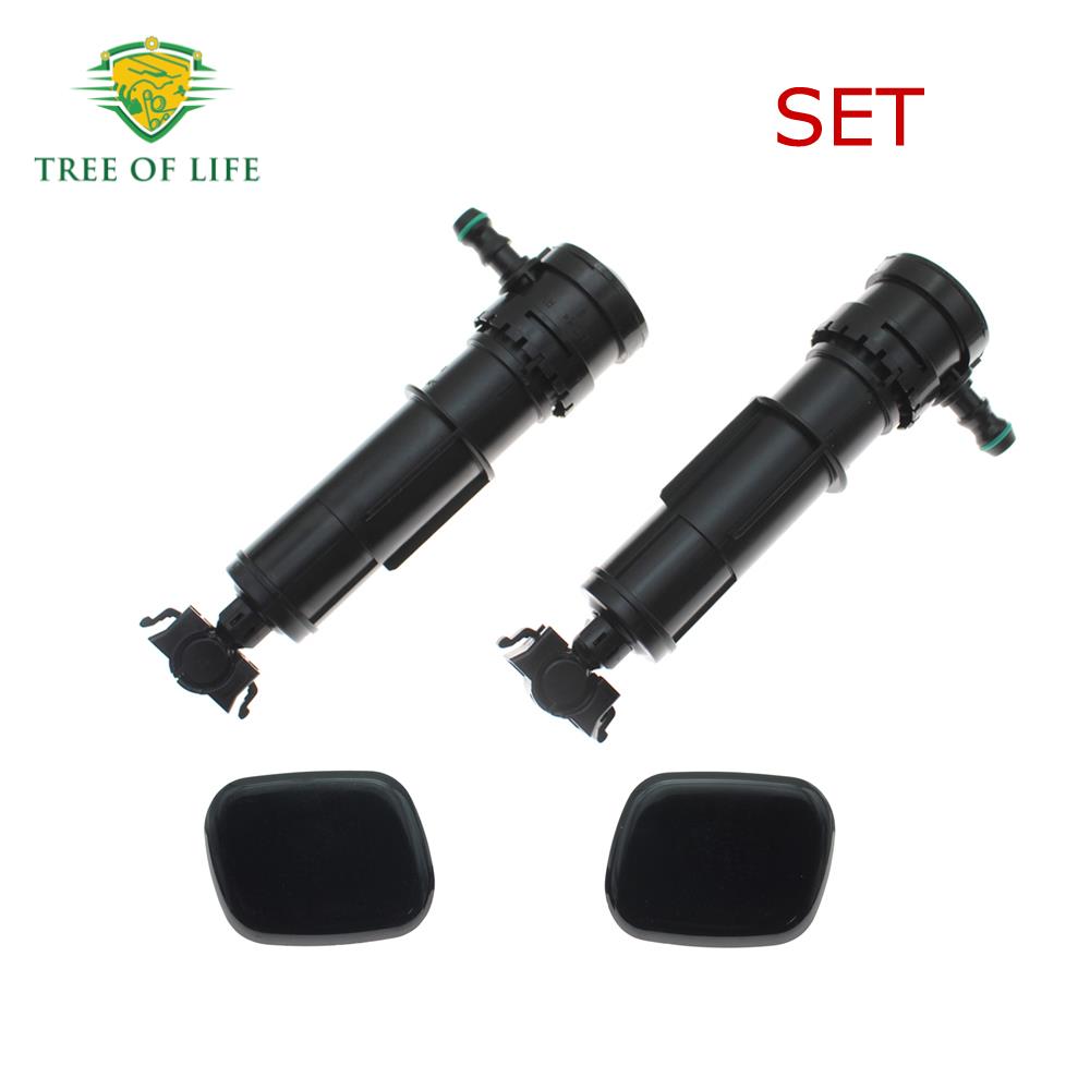 For Kia Carnival Sedona 2015 2016 2017 2018 (LH&RH) Front Headlight Headlamp Washer Sprayer Nozzle Jet Cover Cap High-quality